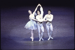 New York City Ballet production of "Rossini Quartets" with Judith Fugate, Jean-Pierre Frohlich and David McNaughton, choreography by Peter Martins (New York)