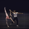 Unidentified dancer and Kipling Houston in Balanchine's "Symphony in Three Movements"