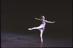 Kyra Nichols in the New York City Ballet production of Jacques d'Amboise's "Tschaikovsky Suite No. 2"
