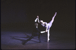 Sean Lavery and Kyra Nichols in the New York City Ballet production of Jacques d'Amboise's "Tschaikovsky Suite No. 2"
