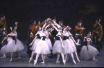 New York City Ballet production of "Scotch Symphony" with Patricia McBride and Robert La Fosse, choreography by George Balanchine (New York)