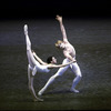 New York City Ballet production of "Apollo" with Nina Ananiashvili and Andris Liepa (guest artists from the Bolshoi), choreography by George Balanchine (New York)