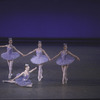 New York City Ballet production of "Fanfare" with Margaret Tracey, Kelly Cass, Roma Sosenko and Simone Schumacher, choreography by Jerome Robbins (New York)