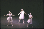 New York City Ballet production of "Ives, Songs" with Margaret Tracey, Katrina Killian and Stacy Caddell, choreography by Jerome Robbins (New York)