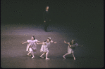 New York City Ballet production of "Ives, Songs" with Margaret Tracey, Katrina Killian and Stacy Caddell, choreography by Jerome Robbins (New York)