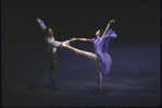 New York City Ballet production of "Ives, Songs" with Helene Alexopoulos and Alexandre Proia, choreography by Jerome Robbins (New York)