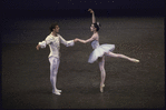New York City Ballet production of "Theme and variations" with Lourdes Lopez and Peter Frame, choreography by George Balanchine (New York)