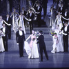 New York City Ballet production of "Vienna Waltzes" with Suzanne Farrell taking a bow with Adam Luders and dancers (at her final performance), choreography by George Balanchine (New York)