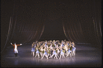 New York City Ballet production of "Circus Polka" with students from the School of American Ballet, choreography by Jerome Robbins (New York)