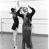 New York City Ballet rehearsal for "Jeux" with Melissa Hayden, John Taras and Allegra Kent, choreography by John Taras (New York)