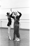 New York City Ballet rehearsal for "Jeux" with Melissa Hayden, John Taras and Allegra Kent, choreography by John Taras (New York)