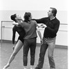 New York City Ballet rehearsal for "Jeux" with Melissa Hayden, John Taras and Allegra Kent, choreography by John Taras (New York)