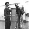 New York City Ballet rehearsal for "Jeux" with Edward Villella, John Taras and Melissa Hayden, choreography by John Taras (New York)