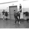 New York City Ballet rehearsal for "Jeux" with Melissa Hayden, Edward Villella and Allegra Kent, choreography by John Taras (New York)