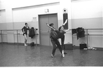 New York City Ballet rehearsal for "Jeux" with Melissa Hayden, Edward Villella and Allegra Kent, choreography by John Taras (New York)