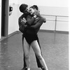 New York City Ballet rehearsal for "Jeux" with Edward Villella and Melissa Hayden, choreography by John Taras (New York)