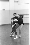 New York City Ballet rehearsal for "Jeux" with Allegra Kent and Melissa Hayden, choreography by John Taras (New York)