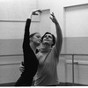 New York City Ballet rehearsal of "Glinkaiana" with Patricia McBride and Edward Villella, choreography by George Balanchine (New York)