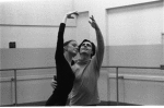 New York City Ballet rehearsal of "Glinkaiana" with Patricia McBride and Edward Villella, choreography by George Balanchine (New York)