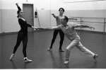 New York City Ballet rehearsal of "Glinkaiana" with George Balanchine, Patricia McBride and Edward Villella, choreography by George Balanchine (New York)