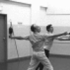 New York City Ballet rehearsal of "Glinkaiana" with George Balanchine, Patricia McBride and Edward Villella, choreography by George Balanchine (New York)