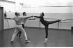 New York City Ballet rehearsal of "Glinkaiana" with George Balanchine, Patricia McBride and Edward Villella, choreography by George Balanchine (New York)