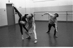New York City Ballet rehearsal of "Glinkaiana" with George Balanchine, Patricia McBride and Edward Villella, choreography by George Balanchine (New York)