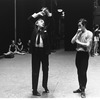 New York City Ballet rehearsal of "Illuminations" with Frederick Ashton and John Prinz, choreography by Frederick Ashton (New York)