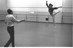 New York City Ballet rehearsal of "Glinkaiana" with George Balanchine and Edward Villella, choreography by George Balanchine (New York)