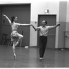 New York City Ballet rehearsal of "Swan Lake" with George Balanchine and Suzanne Farrell, choreography by George Balanchine (New York)