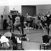 New York City Ballet rehearsal room with George Balanchine leading Company Class (New York)