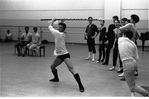 New York City Ballet rehearsal of "Prologue" with Deni Lamont, choreography by Jacques d'Amboise (New York)