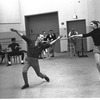 New York City Ballet rehearsal of "Slaughter on Tenth Avenue" with George Balanchine and Suzanne Farrell, choreography by George Balanchine (New York)