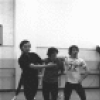 New York City Ballet rehearsal of "Dances at a Gathering" with John Prinz, Edward Villella, Anthony Blum, Sara Leland and Patricia McBride, choreography by Jerome Robbins (New York)