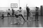 New York City Ballet rehearsal of "Dances at a Gathering" with Sara Leland, Anthony Blum, John Prinz, Patricia McBride and Edward Villella, choreography by Jerome Robbins (New York)