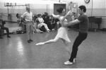 New York City Ballet rehearsal of "Dances at a Gathering" with Jerome Robbins, Patricia McBride and Anthony Blum, choreography by Jerome Robbins (New York)