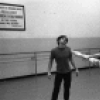 New York City Ballet rehearsal of "Dances at a Gathering" with Edward Villella, Patricia McBride and Jerome Robbins, choreography by Jerome Robbins (New York)