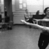 New York City Ballet rehearsal of "Dances at a Gathering" with Patricia McBride and Edward Villella, choreography by Jerome Robbins (New York)