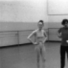 New York City Ballet rehearsal of "Dances at a Gathering" with Patricia McBride, Edward Villella, Jerome Robbins and Gelsey Kirkland, choreography by Jerome Robbins (New York)