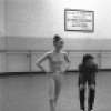 New York City Ballet rehearsal of "Dances at a Gathering" with Patricia McBride, Edward Villella, Jerome Robbins and Gelsey Kirkland, choreography by Jerome Robbins (New York)