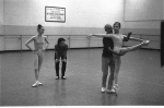 New York City Ballet rehearsal of "Dances at a Gathering" with Patricia McBride, Edward Villella, Jerome Robbins and Gelsey Kirkland, choreography by Jerome Robbins (New York)