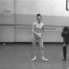New York City Ballet rehearsal of "Dances at a Gathering" with Patricia McBride, Edward Villella, Jerome Robbins and Gelsey Kirkland, choreography by Jerome Robbins (New York)