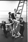 New York City Ballet rehearsal of "In the Night" w. Peter Martins, Patricia McBride, Francisco Moncion, Kay Mazzo, Anthony Blum & Violette Verdy (on floor), choreography by Jerome Robbins (New York)