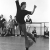 New York City Ballet rehearsal of "Who Cares?" with Jacques d'Amboise, choreography by George Balanchine (New York)