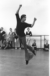 New York City Ballet rehearsal of "Who Cares?" with Jacques d'Amboise, choreography by George Balanchine (New York)