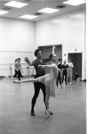 New York City Ballet rehearsal of "Who Cares?" with Patricia McBride and Jacques d'Amboise, choreography by George Balanchine (New York)