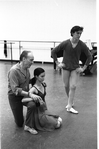 New York City Ballet rehearsal of "PAMTGG" with George Balanchine, Kay Mazzo and Victor Castelli, choreography by George Balanchine (New York)