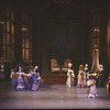 New York City Ballet "Sleeping Beauty"; Act I scene, entrance of King and Queen, choreography by Peter Martins (New York)