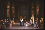 New York City Ballet "Sleeping Beauty"; Court scene in Act I as Nurses show baby to guests, choreography by Peter Martins (New York)