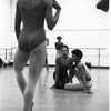 New York City Ballet rehearsal for "Concerto for Jazz Band and Orchestra" with Gayle McKinney and Samuel Smalls, choreography by George Balanchine and Arthur Mitchell (New York)